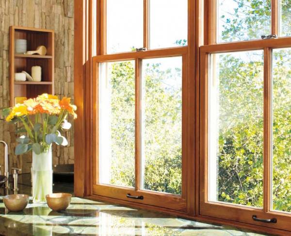 انواع پنجره چوبی ساختمان